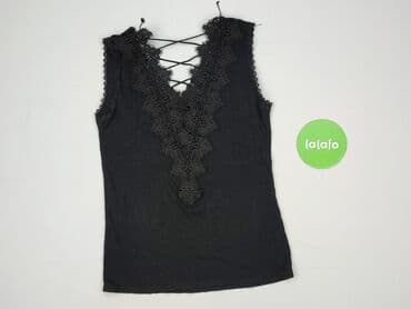 bluzki z długim rękawem dekolt w serek: Top damski, rozmiar S — 3