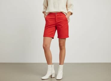 krótkie chinosy damskie: Reserved, Szorty damskie, rozmiar S — 6