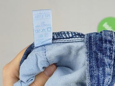 spodnie jeansowe bez kieszeni z tyłu: Spodnie jeansowe, 12-18 miesięcy, stan - Bardzo dobry — 5