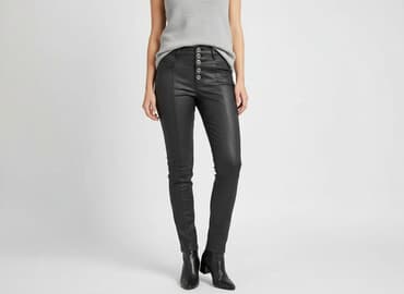 born2be spodnie z wysokim stanem: Hello Miss, Spodnie materiałowe damskie, rozmiar S — 1