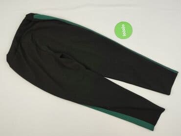 czarne legginsy prążkowane: Legginsy Sportowe damskie, rozmiar M — 3
