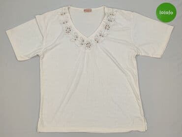 t shirty damskie białe w serek: T-shirt damski, rozmiar XL — 3