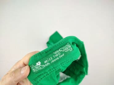 spodnie damskie jeansy zielone: Spodnie materiałowe damskie, rozmiar XS — 4