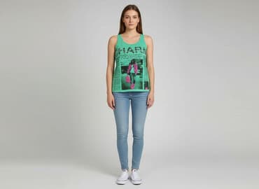 koszulki na ramiączkach zara: MEGI, T-shirt damski, rozmiar S — 9