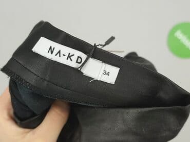 czerwone spódnice z eko skóry: NA-KD, Spódnica damska, XS — 4