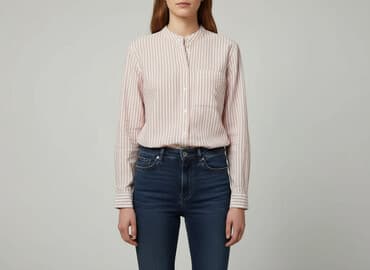 rozowa koszula w paski zara: Koszula damska, rozmiar S — 1