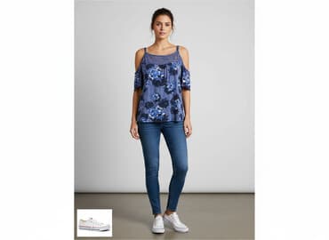 bluzki z odkrytymi ramionami mohito: Janina, Bluzka damska, rozmiar M — 7