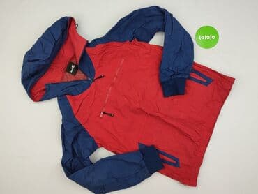 patchworkowe jeansy: Wiatrówka dla mężczyzn, rozmiar L — 2