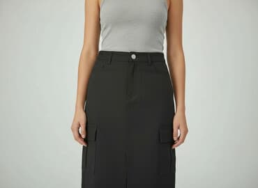 spódnica z eko skóry reserved: SZACHOWNICA, Spódnica damska, rozmiar L — 7