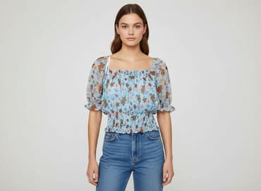 tanie bluzki z krótkim rękawem: JDY, Bluzka damska, rozmiar XS — 7