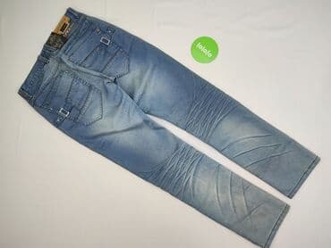 spodnie plus size wysoki stan: Jeansy dla mężczyzn — 3