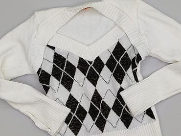 bialy golf: Sweter damski, rozmiar L — 1