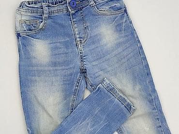jeansy trf: Spodnie jeansowe, F&F, 3-4 lat, 104, stan - Bardzo dobry — 1