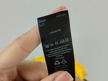 bluzka żółta w czarne paski: By very, Bluzka damska, rozmiar M — 6