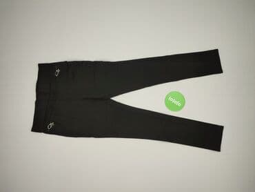 jakie rajstopy do srebrnej sukienki: Material trousers for women, size S (EU 36) — 2