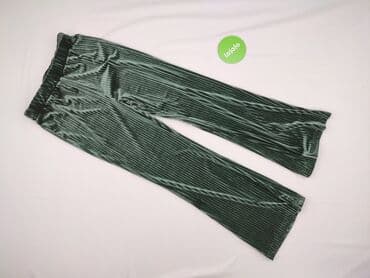 welurowe krótkie spodenki: Velour, Spodnie materiałowe damskie, rozmiar S — 2