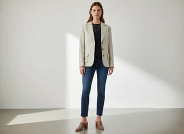 ochnik marynarki damskie: GELCO, Marynarka damska, rozmiar L — 7