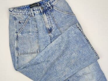stradivarius szerokie jeansy: Stradivarius, Jeansy damskie, rozmiar M — 1