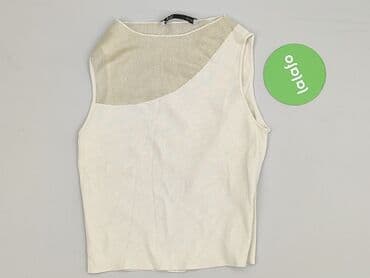 top srebrny zara: Zara, Top damski, S — 2