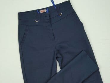 granatowe chinosy damskie: Spodnie materiałowe damskie, rozmiar XS — 1