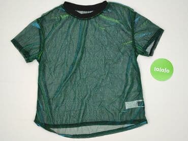 koszulka z długim rękawem w paski: Shein, T-shirt damski, rozmiar XS — 2