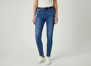 goodies jeans woskowane: Goodies, Jeansy damskie, rozmiar S — 7