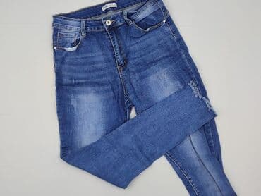 jeansy z asymetrycznym zapieciem: Jeansy damskie, rozmiar L w lalafo.pl — 1 jeansy z asymetrycznym zapieciem: Jeansy damskie, rozmiar L — 1