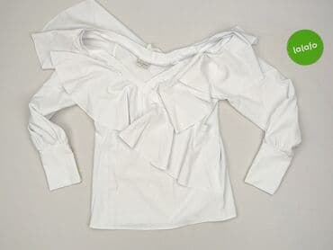 biala bluzka na jedno ramie: Pakuten, Bluzka damska, rozmiar S — 3