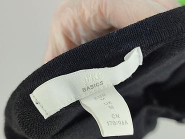 czarny sweter h: H&M Basic, Kardigan damski, rozmiar M — 4