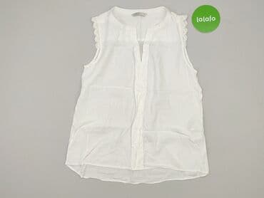 biała obcisła koszulka: ONLY, Bluzka damska, rozmiar M — 2