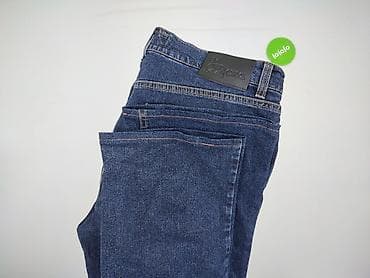 czarne cargo pull and bear: Jeansy dla mężczyzn, rozmiar S — 5