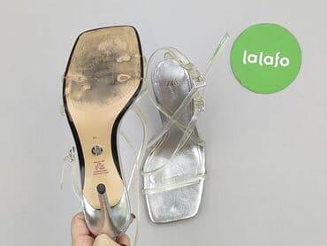 kozaki na koturnie ccc: Zara, Sandały damskie, 38 — 4