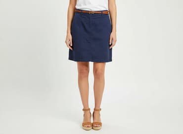 spodenko spódniczka jeans: Dorothy Perkins, Spódnica damska, rozmiar L — 6