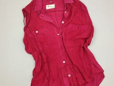 koszula satynowa rozowa: Koszula damska, rozmiar 2XL — 1