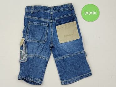 ubrania dla niskich osób: Spodnie jeansowe, Cherokee, 9-12 miesięcy, stan - Bardzo dobry — 4