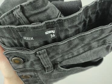 legginsy z wysokim stanem modelujące: Jeansy damskie, S — 5