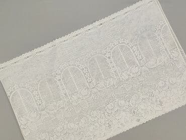 Biała firana żakardowa – panel/zasłona z delikatną koronką - Kolor w lalafo.pl Biała firana żakardowa – panel/zasłona z delikatną koronką - Kolor