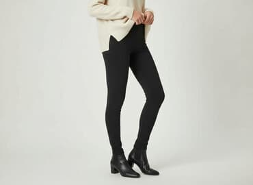 legginsy w prążki hm: H&M, Legginsy Eleganckie damskie, rozmiar S — 6