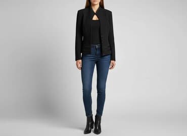 kurtka liza bruce czarna: Grace, Marynarka damska, rozmiar L — 6