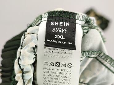 buggy spodnie: Shein, Material trousers for women, size 2XL — 5