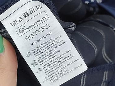 regular fit jeans: Esmara, Spodnie materiałowe damskie, rozmiar S — 8