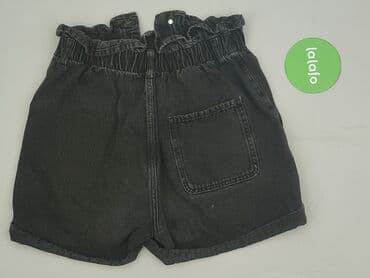 zara spodnie czarne z wysokim stanem: Zara, Szorty damskie, rozmiar M — 3