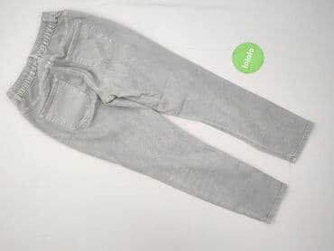 srebrne legginsy: Jeansy damskie, S — 3