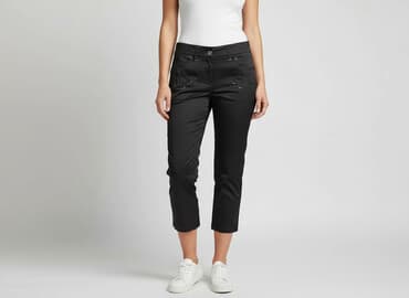 spodnie wrangler czarne: Spodnie 3/4 damskie, rozmiar M — 6