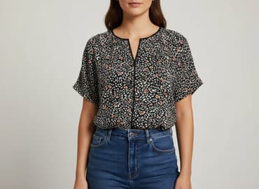 bluzki damskie dopasowane: F&F, Bluzka damska, rozmiar L — 7