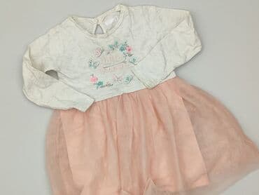 sukienka w geometryczne wzory h: Dress, Pepco, 1.5-2 years, 86-92 cm, condition - Very good — 1