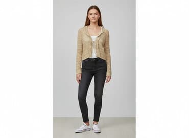 poliamid w swetrze: Kardigan damski, rozmiar M — 7