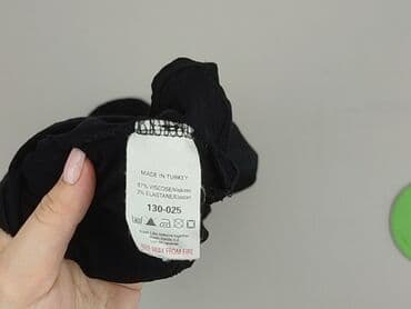 czarne t shirty damskie w serek: Next, T-shirt damski, rozmiar XL — 4