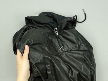 Ubrania damskie: Bershka, Kurtka skórzana damska, rozmiar XS — 5