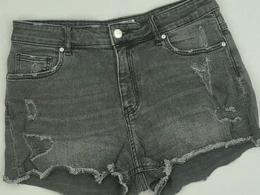 hm krótkie spodenki czarne: H&M, Szorty damskie, rozmiar M — 1